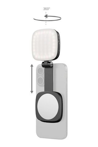 Smallrig - 4656 Katlanabilir Aynalı Siyah Magsafe Özellikli Mobil Led Işık