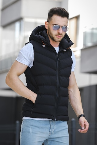 Giaco Slim Fit Kapüşonlu Suya Dayanıklı Puffer Erkek Şişme Yelek 001