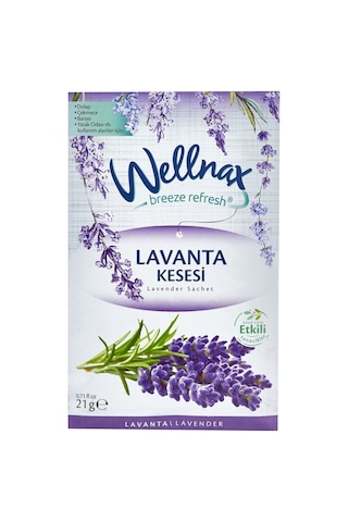 Wellnax Askılı Dolap Ve Çekmece Kokusu Lavanta 5 Adet