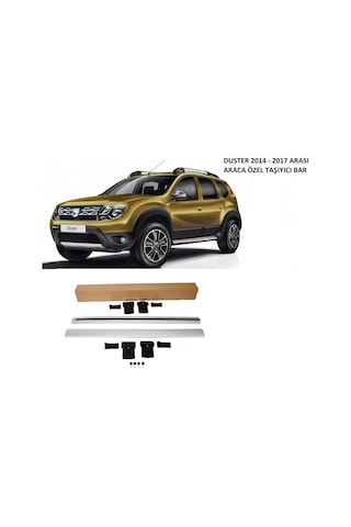 Dacia Duster Port Bagaj Çıtası / Tavan Ara Atkı Barı 2014-2017 (434678871)