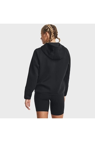 Under Armour Unstoppable Fleece Kadın Siyah Polo Yaka Tişört
