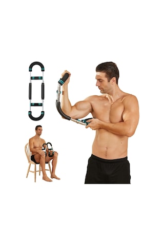 Vücut Antrenmanı Ayarlanır Dirençli Bar Kol Bacak Bilek Omuz Göğüs Kas Güçlendirici Egzersiz Aleti