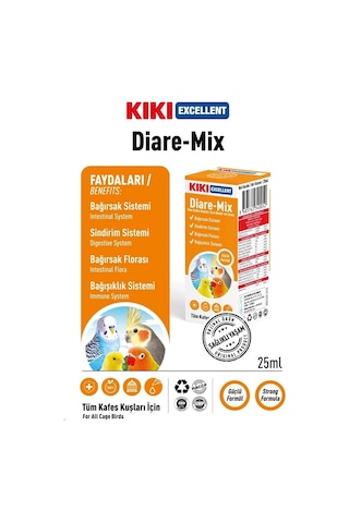 Kiki Excellent Kuş Diare-mix 25 Ml.
