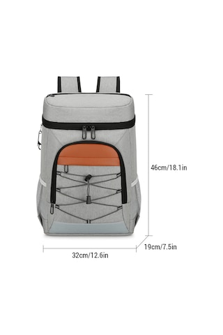 Ranyeek Outdoor Kampanya Soğuk Saklama Çanta, Isı Yalıtımlı Folyo, Su Geçirmez, Hafif, Büyük Kapasite, Piknik Ve Lunş İçin, Özel Logo 20 Adet Üstü - Koyu Gri Koyu Gri