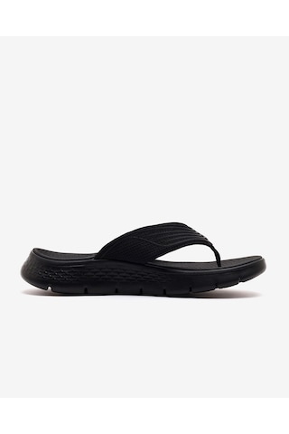 Skechers Go Walk Flex Sandal Erkek Siyah Parmak Arası Terlik 229214 Bbk Siyah
