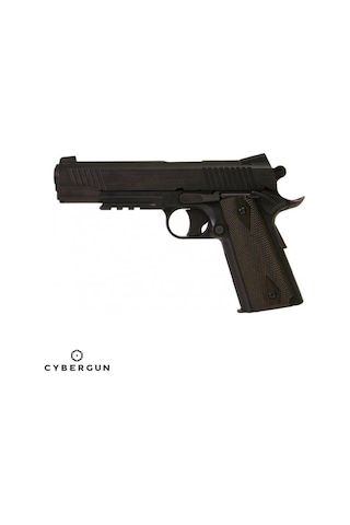 Cybergun Colt 1911 Rail Gun Siyah Airsoft Cihazı 180314