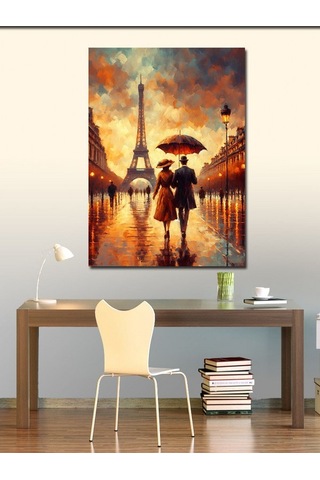 Kanvas Tablo Paris'te Aşk 50cmx70cm