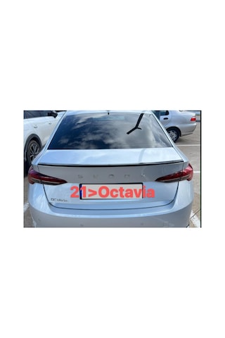 Octavia 2021- Model Boyalı Plastik Spoiler