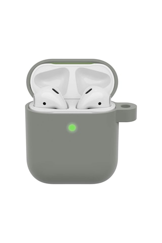 Wozlo Apple Uyumlu AirPods 1. Ve 2. Nesil Koruyucu Silikon Kılıf - Silikon Koruma Kılıfı - Gri