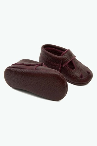 Beybium Odie Doğal Deri Bordo Makosen Bordo
