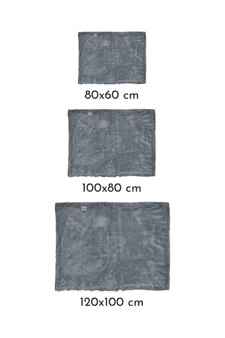 Urz Store Kedi Ve Köpek Battaniyesi Welsoft Peluş Yıkanabilir 60 x 80 CM Gri