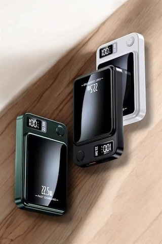 Pratik Ve Taşınabilir 10.000 Mah Wireless Powerbank Hızlı Şarj Çok Renkli