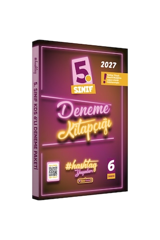 2027 5.Sınıf #hashtag Kazanım Değerlendirme Sınavı 6lı SARMAL Deneme Paketi Çözümlü Türkiye Geneli