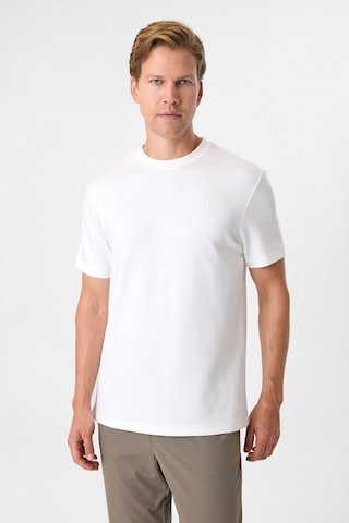 Back And Bond Regular Fit Beyaz Basic Tişört