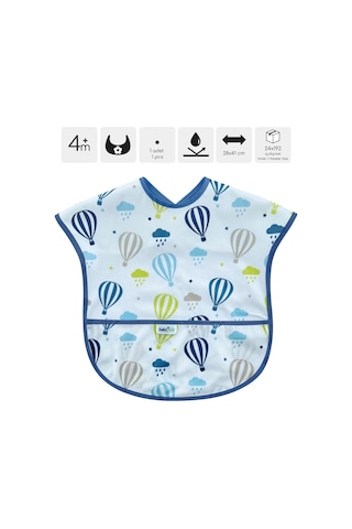 Babyjem Baskılı Blw Kolsuz Mama Önlüğü Balon Desen