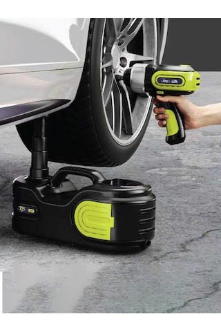 7go 5 Ton 4in1 Profesyonel Elektrikli Hidrolik Kriko Seti - 12v Ultra Lift Kaldırma + Dijital Kompre