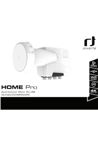 Inverto Home Pro Uln Quad Lnb Full Hd 4K Uyumlu
