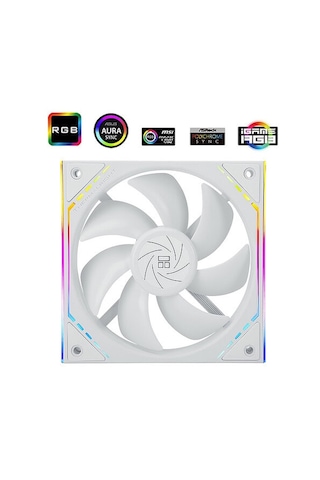 Thermalright Tl-m12w Argb 120mm Beyaz Kasa Fanı