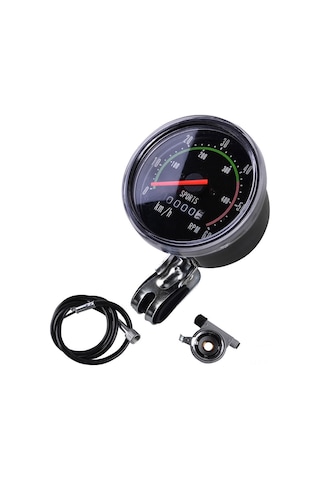 Aubyhe Mountain Bike Mekanik Hızmetre, Alüminyum Alloy, Su Geçirmez, 26-29 İnç Bisikletler İçin, Doğru Veri, Kolay Kurulum Siyah