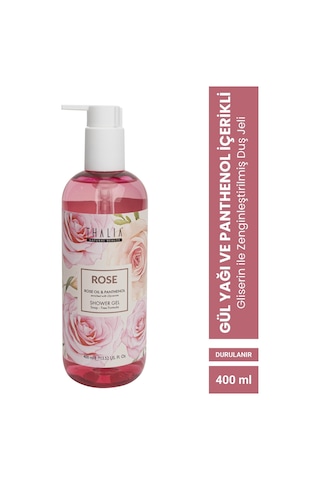 Thalia Gül Özlü Nemlendiricili Duş Jeli 400ml Gül Yağı