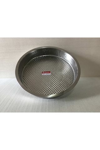 Çiğ Köfte Tepsisi - 2 Numara - Çelik Leğen Motifli - 41 CM