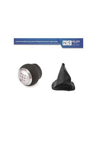 Toyota Corolla Uyumlu Vites Topuz Gri Ve Vites Körük Siyah 2007-2012