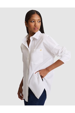 Pierre Cardin Kadın Beyaz Gömlek Desenli 50328628-vr013