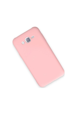 Newface Samsung Galaxy Uyumlu J7 Kılıf Nano İçi Kadife Silikon Semeglbl - 44 - Pudra
