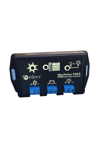 Alpex 3 Amper 12 Volt Solar  Şarj Kontrol Cihazı