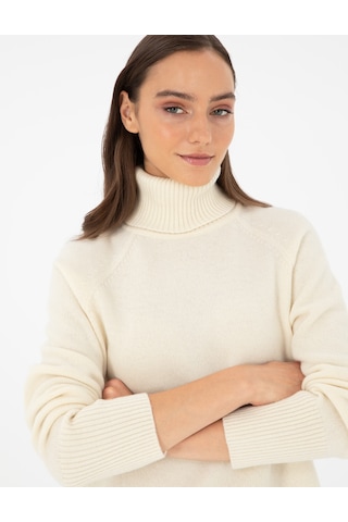 Pierre Cardin Kadın Ekru Kazak /triko 50296491-vr019 Ekru