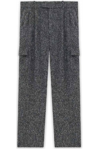 Carhartt Wıp Koyu Yün Karışımlı Cargo Pantolon - Le Pantalon Tweed Chiné Gri