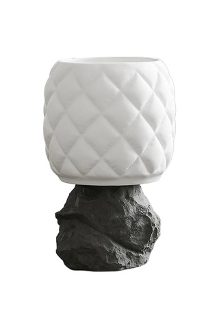 Modern Tasarım Masa Lambası Abajur Beyaz