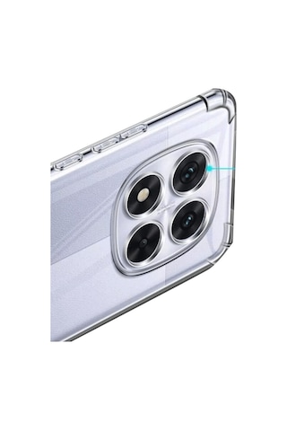 Xiaomi Redmi Note 14 Pro 5g Kılıf Şeffaf Silikon Hibrit Case Kapak Şeffaf