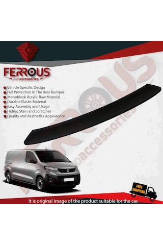 Peugeot Expert Jumpy Arka Tampon Üstü Koruyucu N11.1732