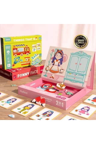 Mideer Manyetik Puzzle Şirin Kız