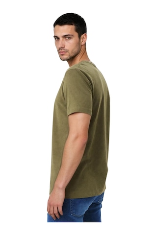 Arma Ar-ma Erkek V Yaka Tişört Baskisiz Basic Örme Kumaş Regular Fit %47 Modal %47 Pamuk %6 Likra 30/1 Penye Modal Full Likra Süprem Y31344473102 Haki-h1