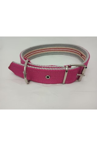 Kozaklı 10475 Büyük Irk Köpek Tasması Pembe 70 x 4 CM Pembe