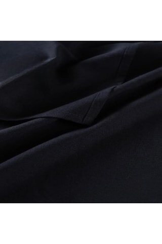 Dnc Home Tekstil  Premium Keten Siyah Düz Masa Örtüsü 001