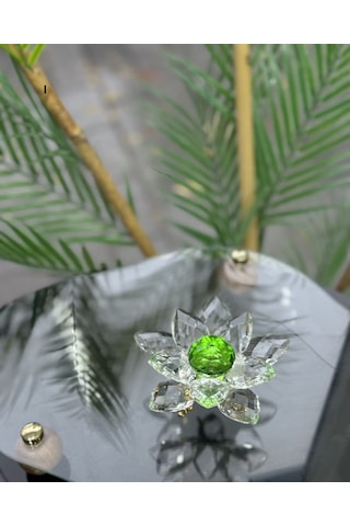 Elara Dekoratif Ayaklı Lotus Gold