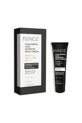 Sinoz Yenileyici Besleyici Gece Bakım Kremi 50 ML