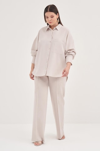 Cepli Keten Gömlek-1814 Taş