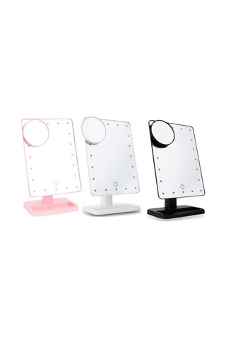 Sones Taşınabilir Led Dokunmatik Sensörlü Ayna Lamba Masaüstü Dolgu Işığı Beyaz