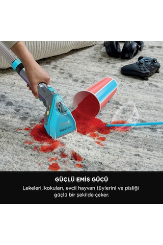 Stainstriker Hairpro - Pet Başlıklı, Koltuk Yıkama Ve Leke Çıkarma Makinesi