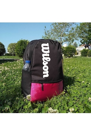 Shopiolog Wilson Fuşya Sırt Çantası Unisex Çift Gözlü Çanta Fuşya