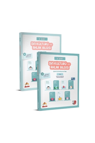 3d 2026 5. Sınıf Din Kültürü Ek Sınıf İçi Etkinlik Kitabı + Çalışma Kitabı 2 Kitap