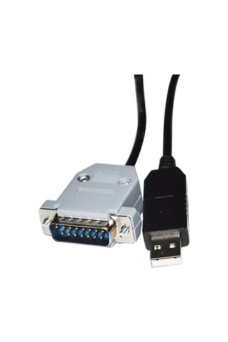 Fortunelane Usb-dub 15 Pın Db-15 Erkek Konnektörü Rs232 Seri İletişim Kablosu 3 Metre