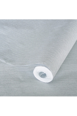 Adawall Veil Design Duvar Kağıdı - Klasik Düz Desen Rococo 1302-5/15 - Gri 1.06x15.6 M - 16.5 M²
