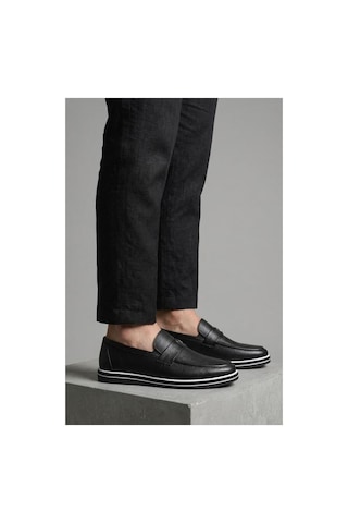 Ayakkabımood Nb 5182 Erkek Günlük Hakiki Deri Loafer Ayakkabı Siyah