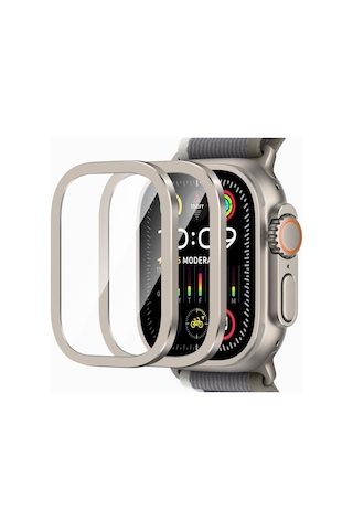 Apple Watch Uyumlu Ultra 1/2/3 49mm High Glass Kolay Cam Ekran Koruyucu