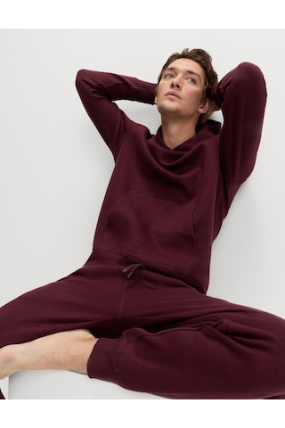 Marks & Spencer Pamuk Karışımlı Kapüşonlu Sweatshirt T07005133 Bordo